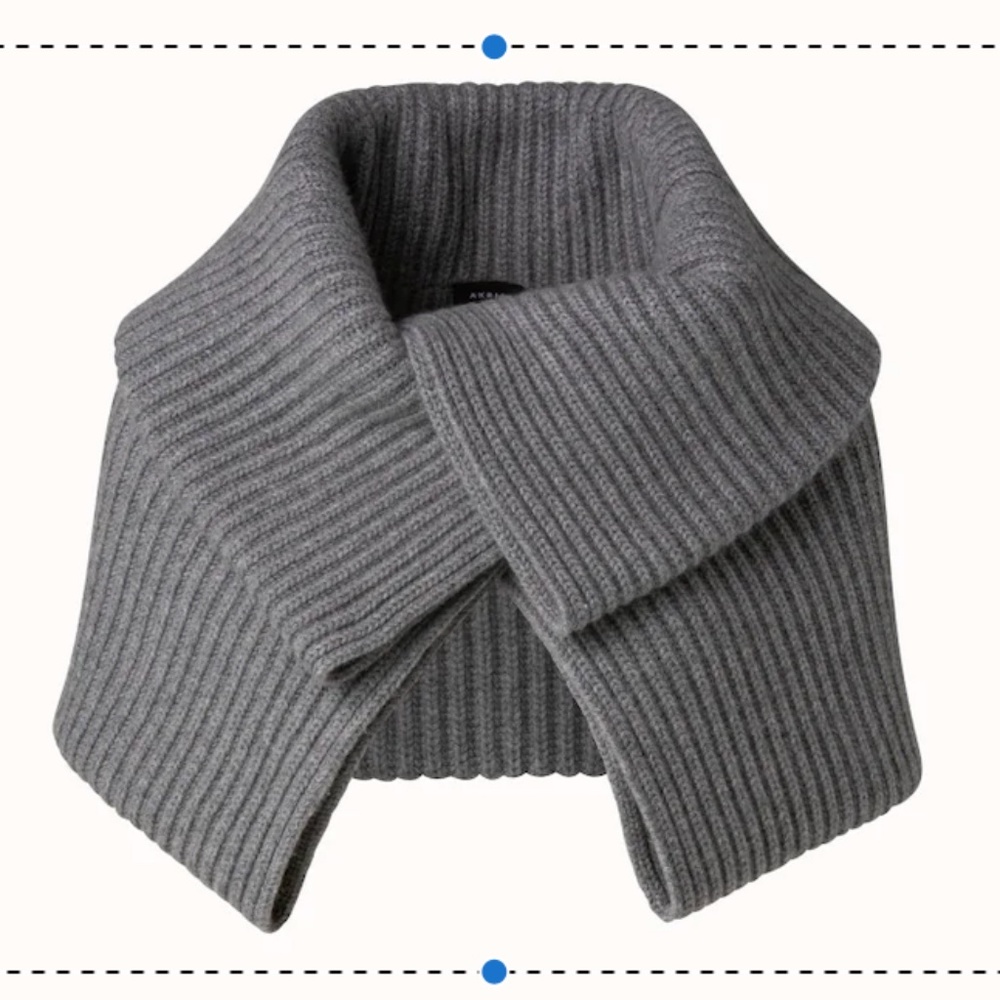 Chunky Cashmere Knit Scarf